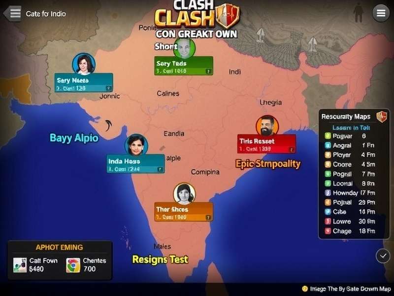 CL Clash Popularity Across Indian States CL Clash India Popularity Map